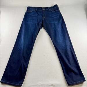 Mavi Matt Relaxed Straight Leg Jeans in Dark Indigo 38x32